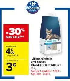 litière carrefour