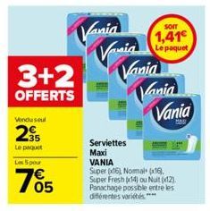 serviettes Vania