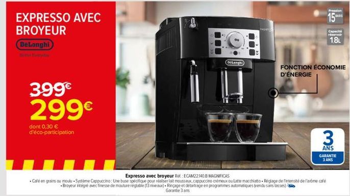 café en grains DeLonghi