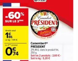 camembert Président