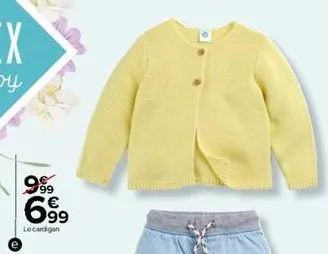 999 €  69⁹9  lecardigan 