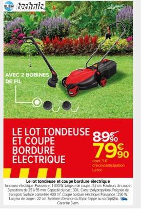 tondeuse électrique Technic