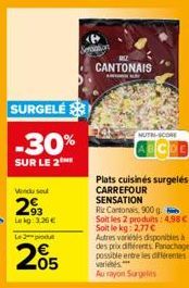 plats cuisinés Carrefour