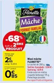 sachet Florette