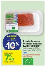 saumon Carrefour