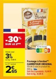 fondue Carrefour