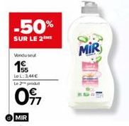 -50%  SUR LE 2  Vendusel  1  Le L: 344€ Le 2 podul  097  MIR  MIR 