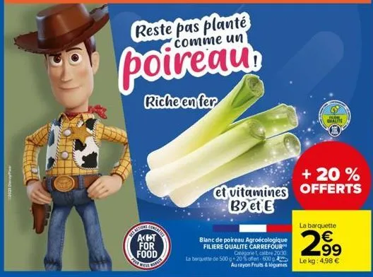 o  aliper 14404  bik  altr  reste pas plante  comme un  poireau  riche en fer  des actione  runcarte  pass  blanc de poireau agroécologique filiere qualite carrefour catégorie 1, calibre 20/30 laborqu