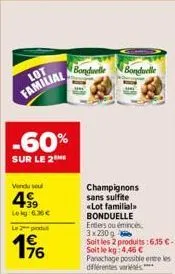 champignons bonduelle