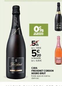 Freglad  J  Freifend  0%  5%  Le L: 793€  20  La bouteille le L:6,93€  paket 