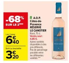 promos Le Canotier