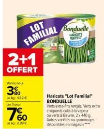 haricots Bonduelle