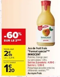 jus de fruits 