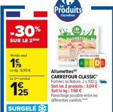 allumettes Carrefour