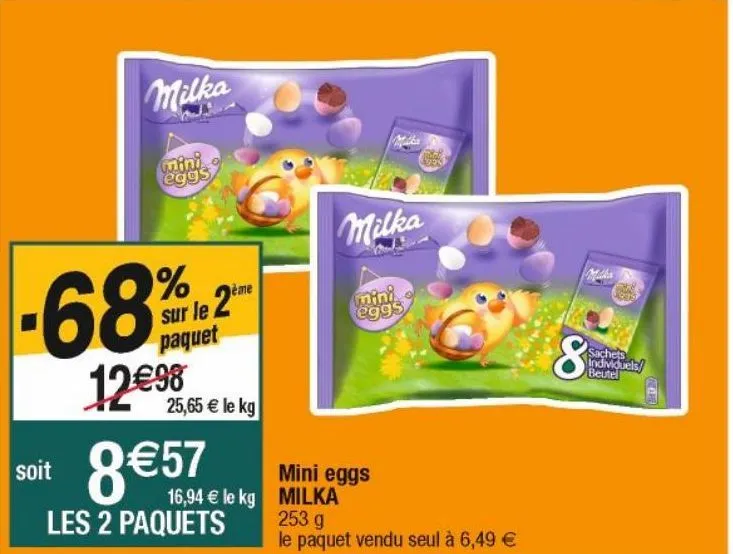 chocolats milka