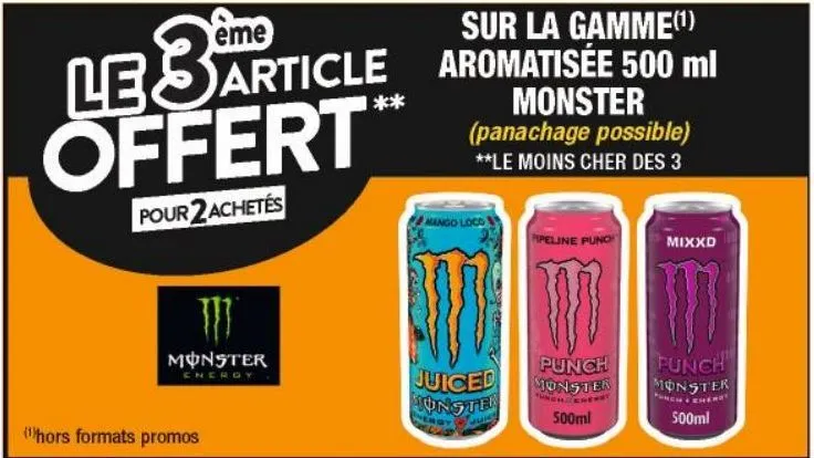 boisson énergétique monster