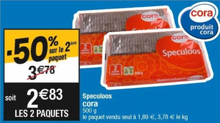 spéculoos cora