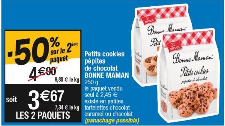 cookies Bonne maman