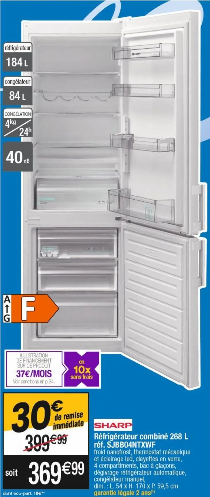 réfrigérateur sharp