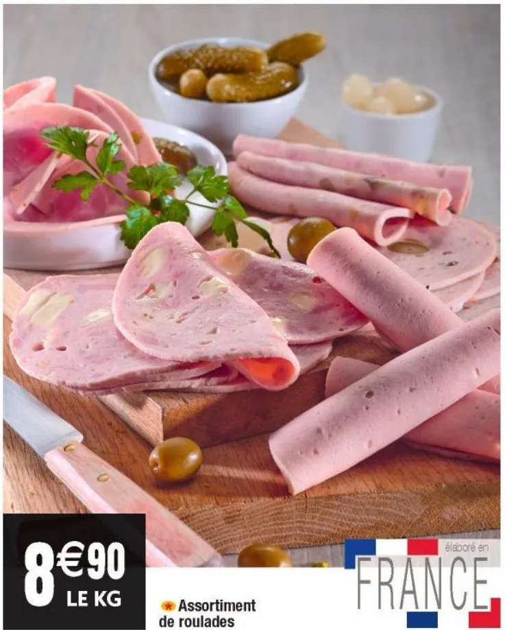 assortiment de roulades