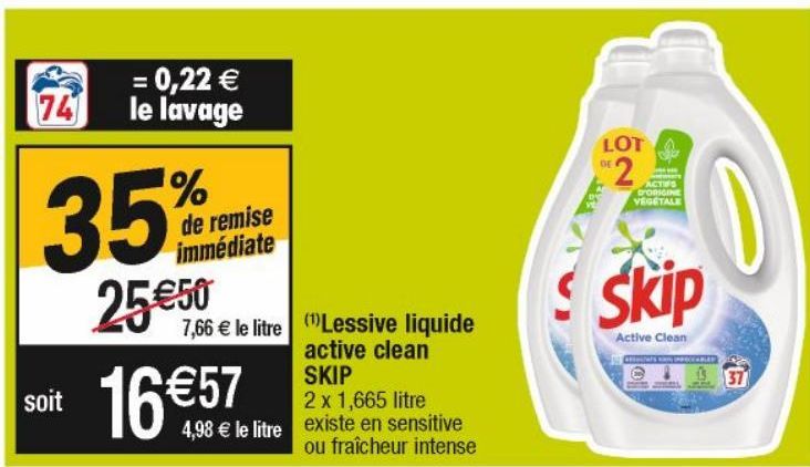 lessive liquide Skip