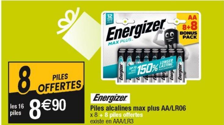 piles Energizer