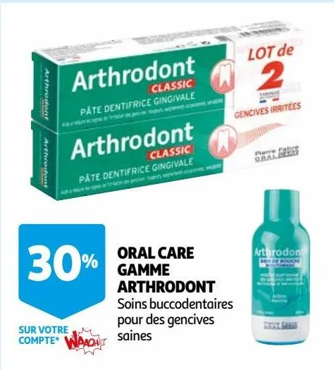  oral care gamme arthrodont