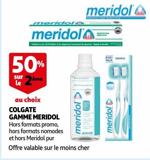 COLGATE GAMME MERIDOL