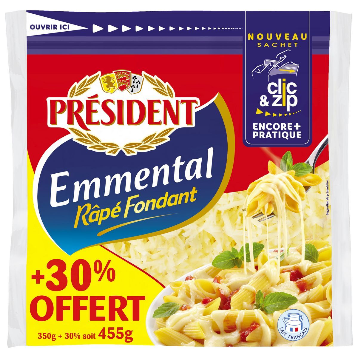 EMMENTAL RÂPÉ PRÉSIDENT