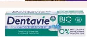 DENTIFRICE PROTECTION BLANCHEUR DENTAVIE