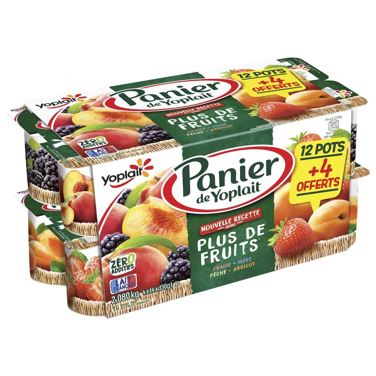 panier de fruits de yoplait