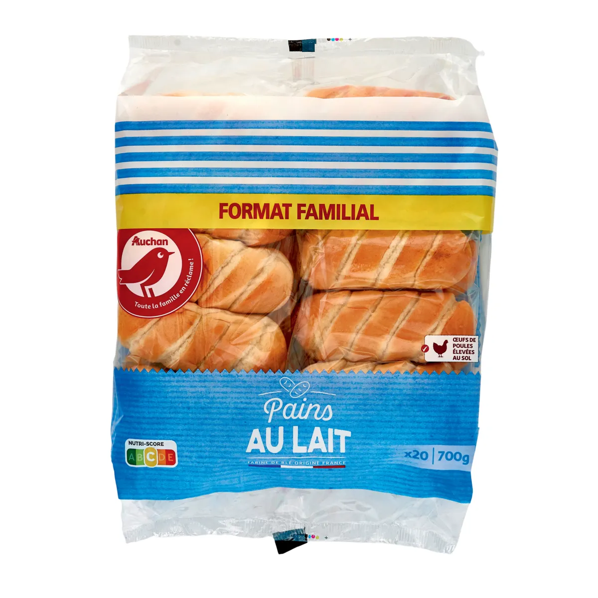 pains au lait auchan