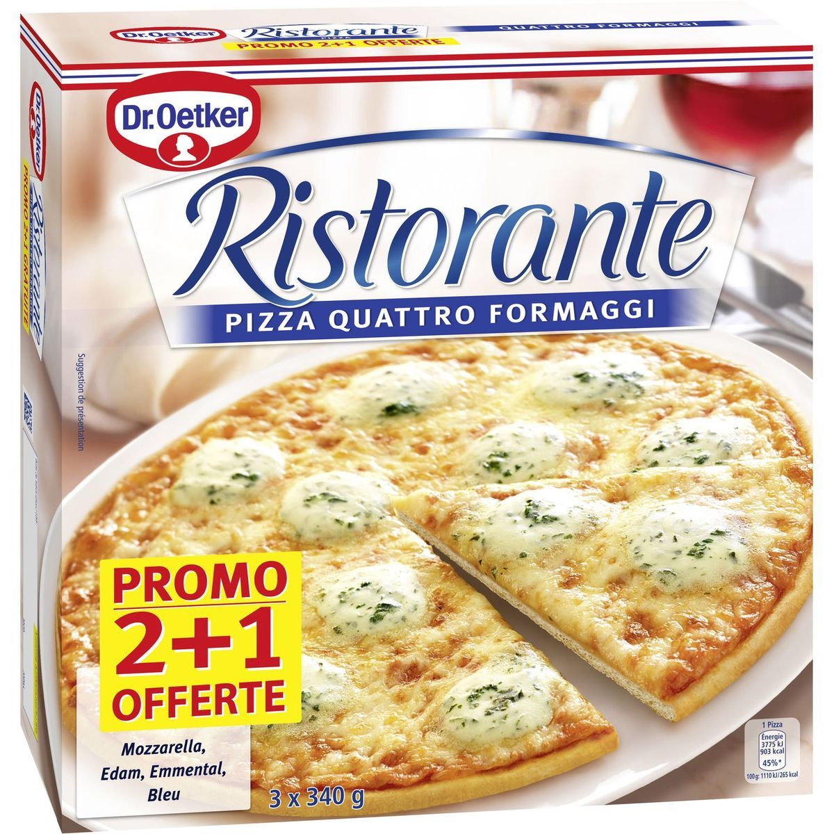 PIZZA TONNO RISTORANTE SURGELÉE DR OETKER