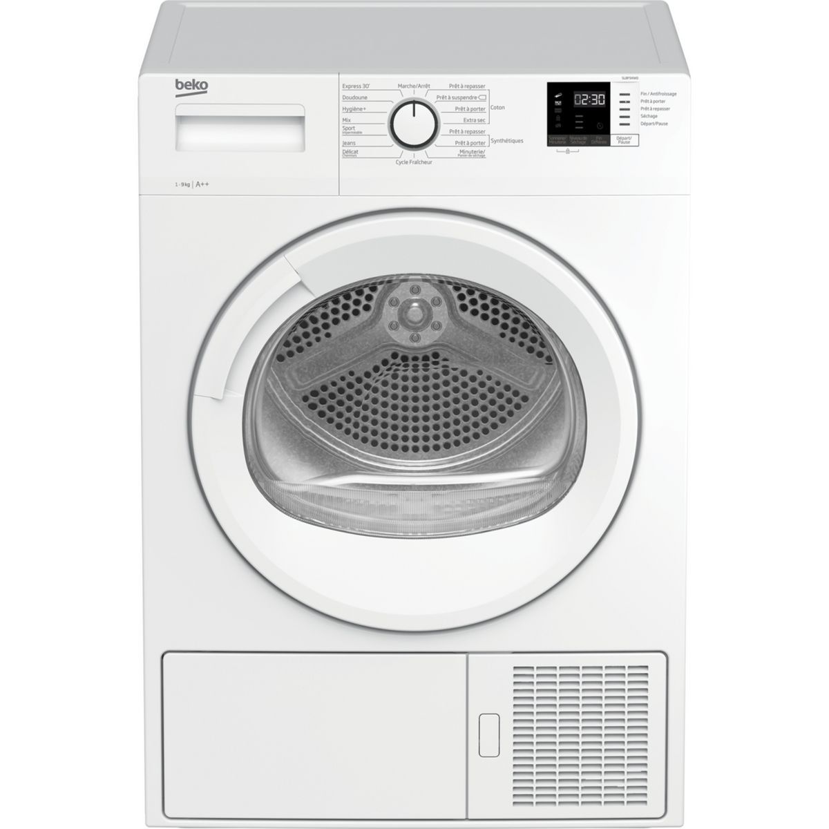 SÈCHE-LINGE POMPE A CHALEUR BEKO SLBF94WO