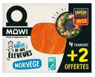saumon fumé de norvège mowi