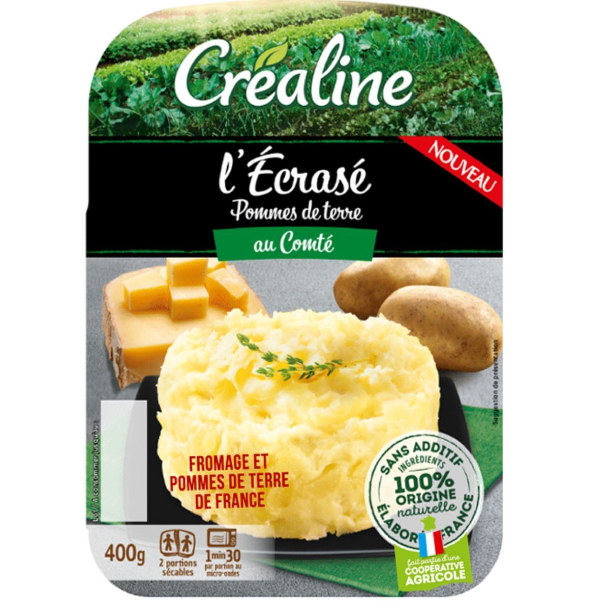 ÉCRASÉ DE POMMES DE TERRE AU COMTÉ CRÉALINE