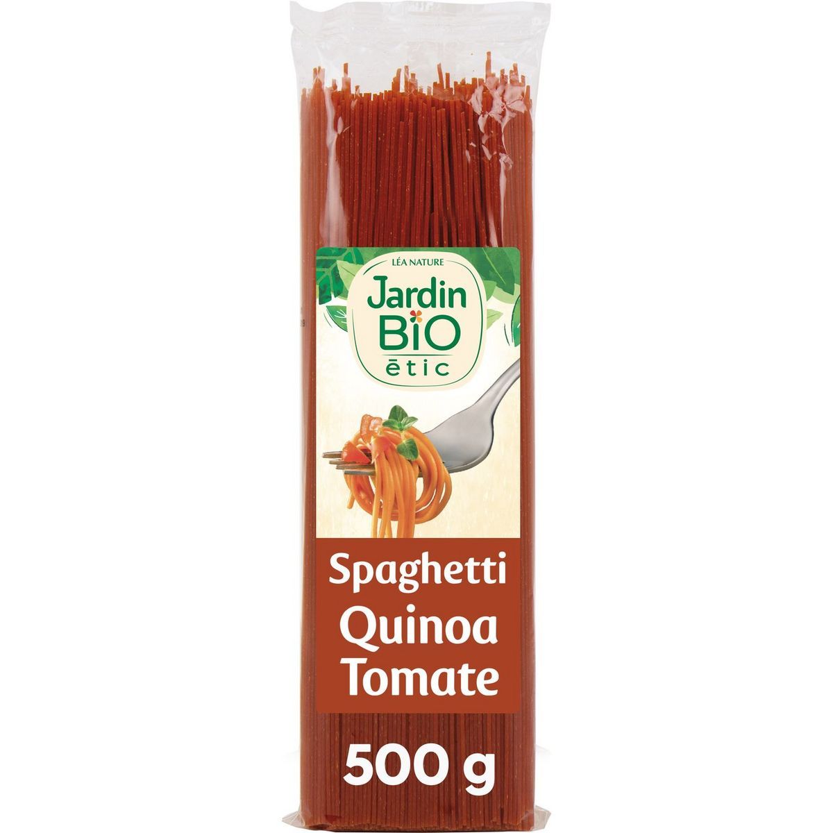 PÂTES SPAGHETTI COLORÉES QUINOA TOMATE JARDIN BIO ETIC