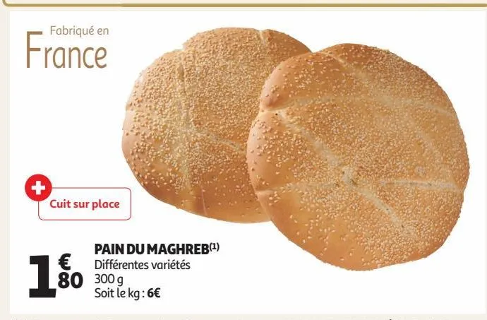  pain du maghreb