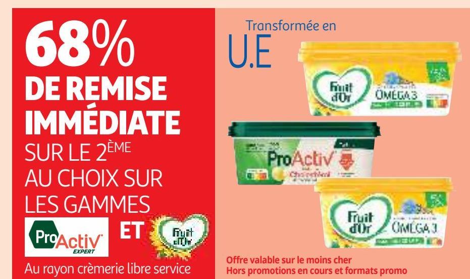 LES GAMMES ProActiv ET Fruit D'or 