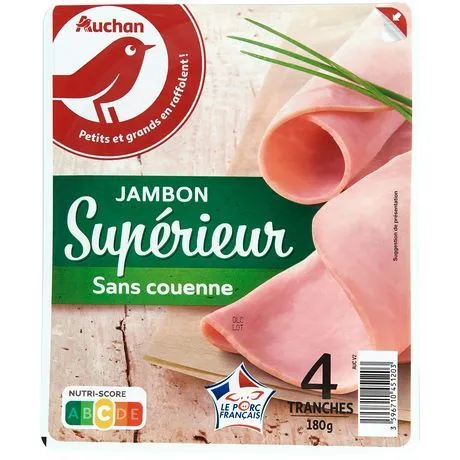 jambon supérieur auchan