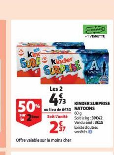 KINDER SURPRISE  NATOONS