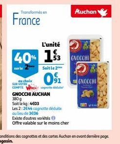 GNOCCHI AUCHAN