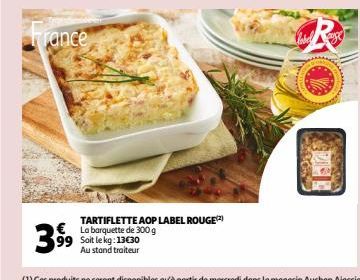 TARTIFLETTE AOP LABEL ROUGE