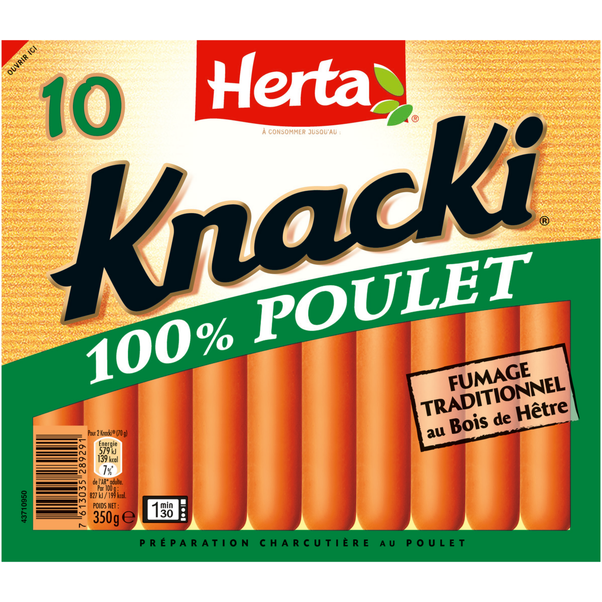 KNACKI POULET HERTA