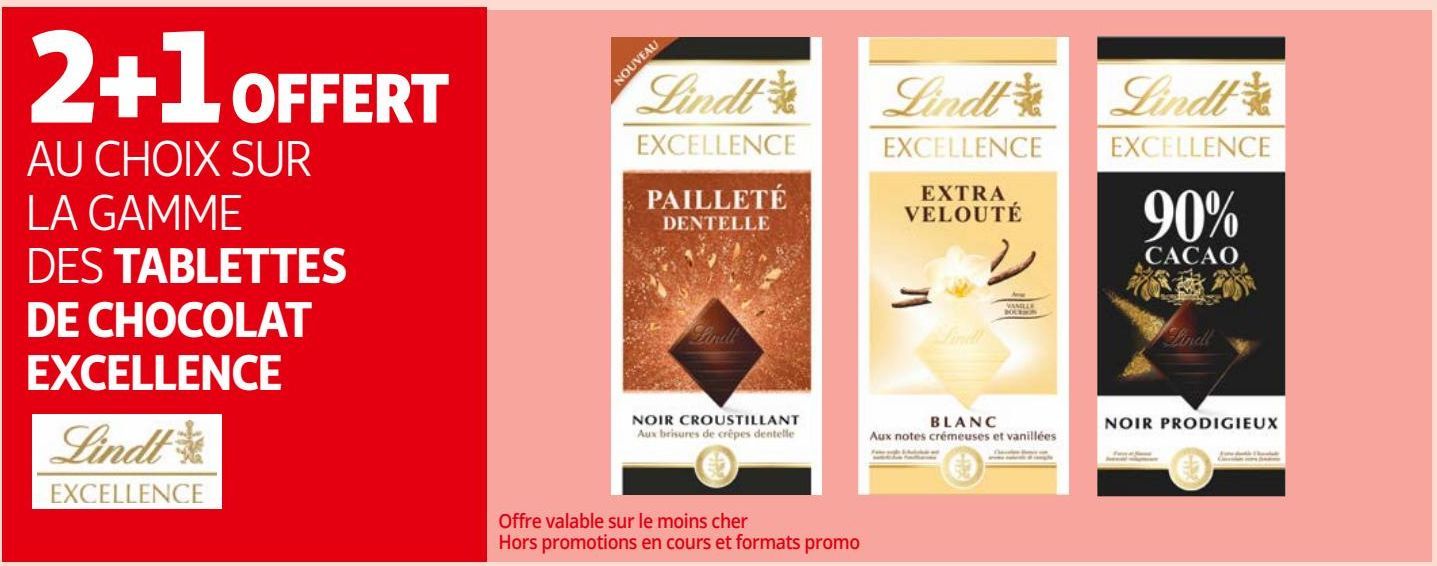 LA GAMME DES TABLETTES DE CHOCOLAT EXCELLENCE