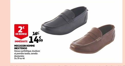 MOCASSIN HOMME INEXTENSO