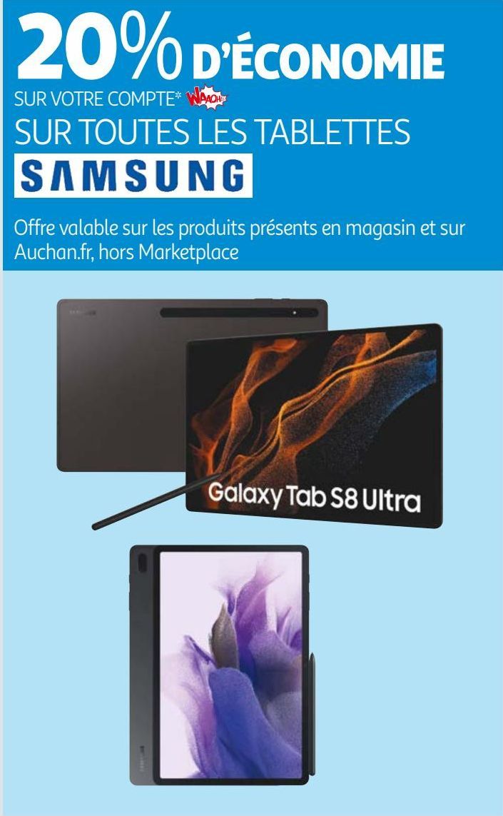 TOUTES LES TABLETTES SAMSUNG