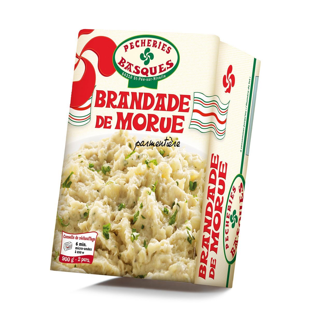 BRANDADE DE MORUE PARMENTIÈRE PECHERIES BASQUES