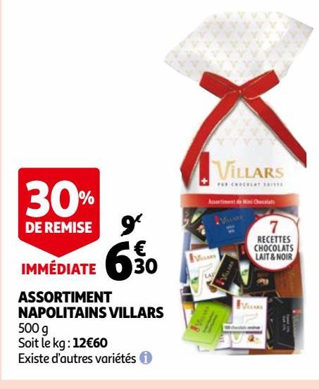 ASSORTIMENT NAPOLITAINS VILLARS