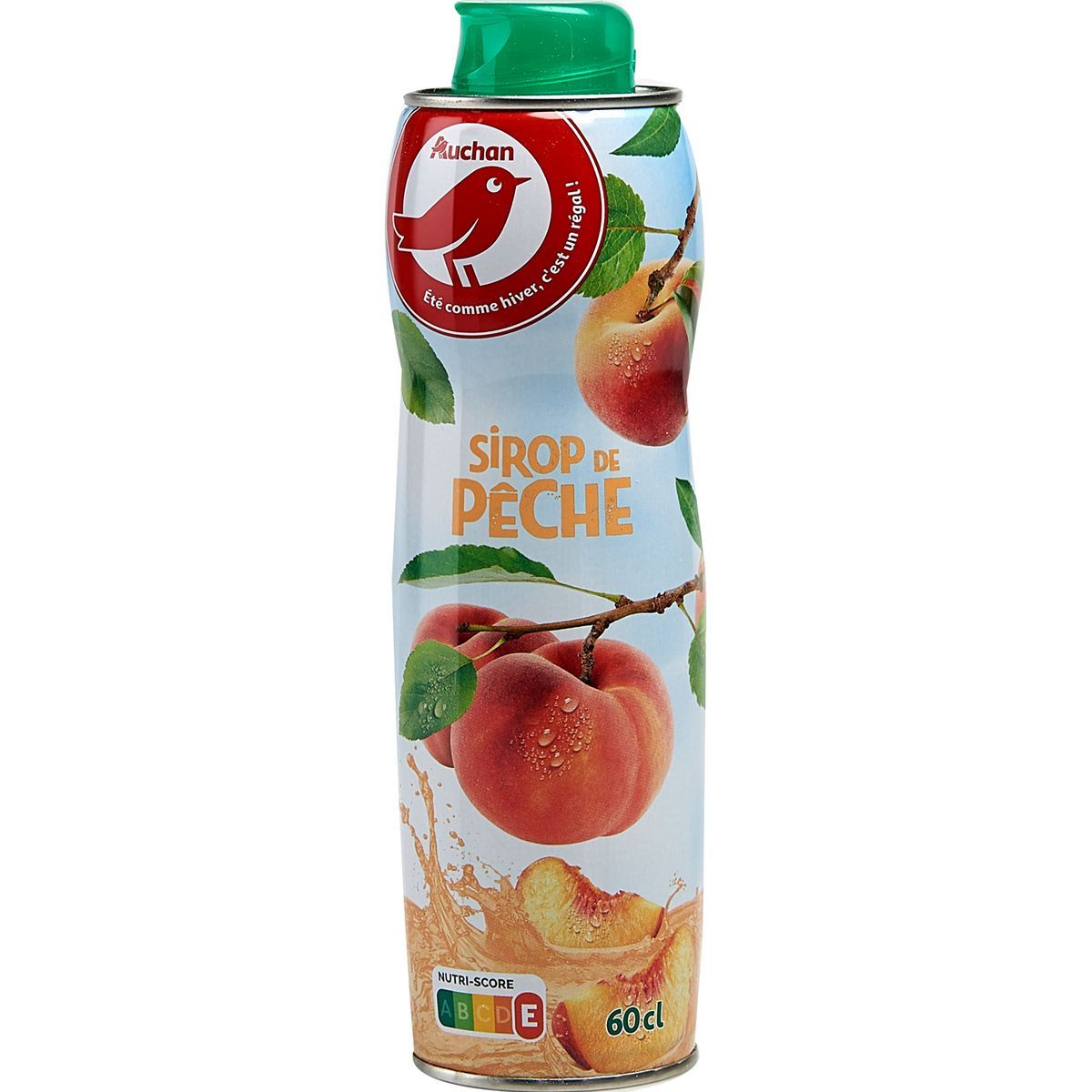 SIROP DE PÊCHE AUCHAN